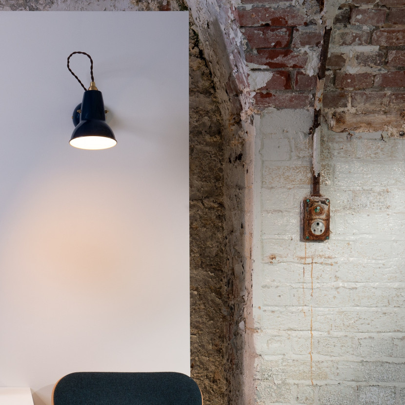 original 1227 brass wall light